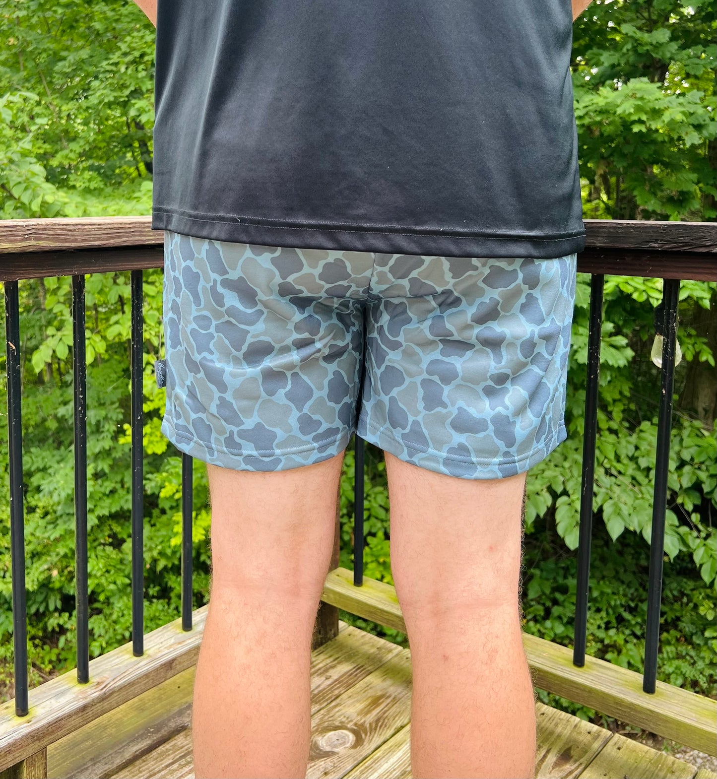 Men's Fleece Shorts - Frog Skin Camo