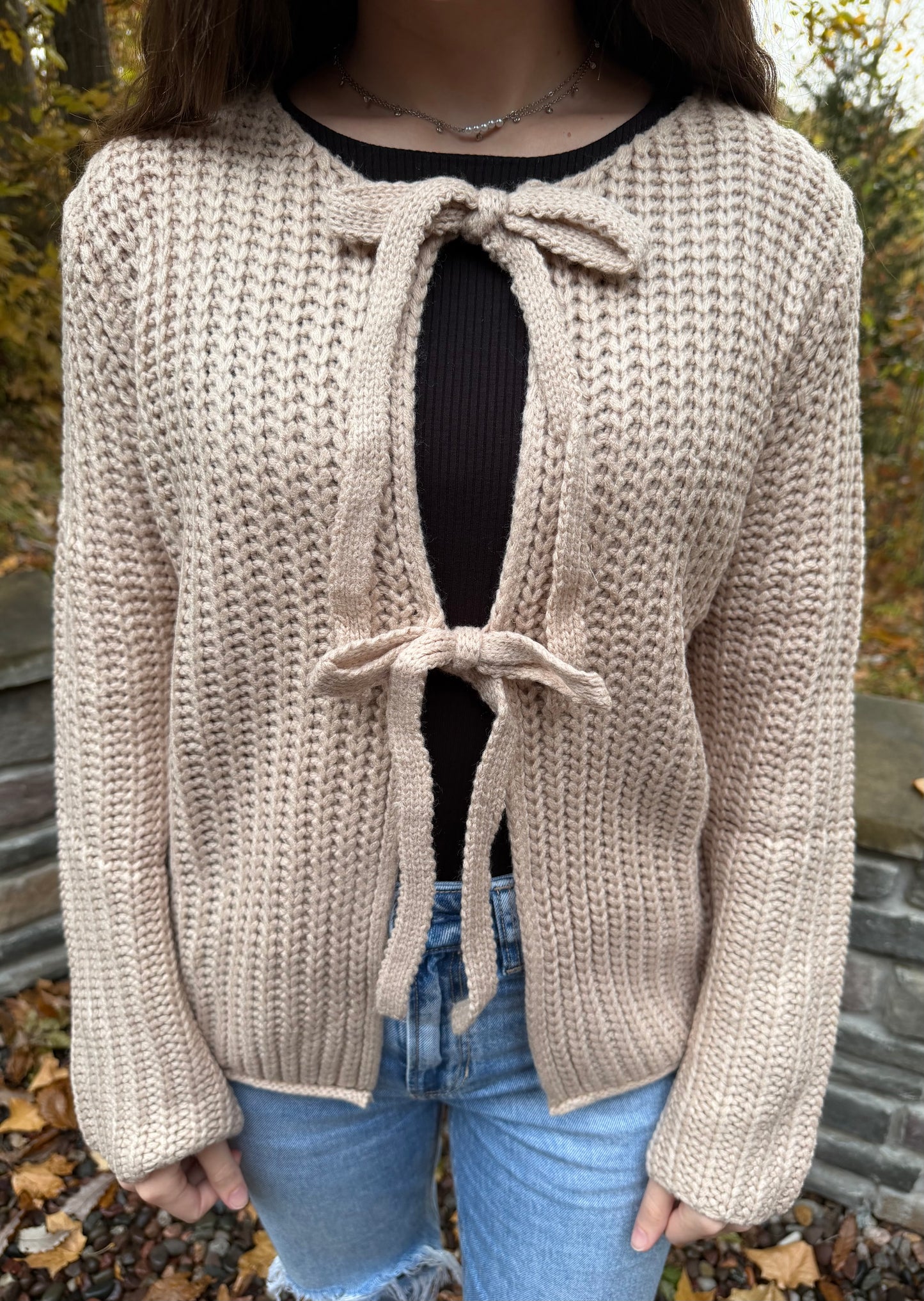 Honey Tied Knit Sweater