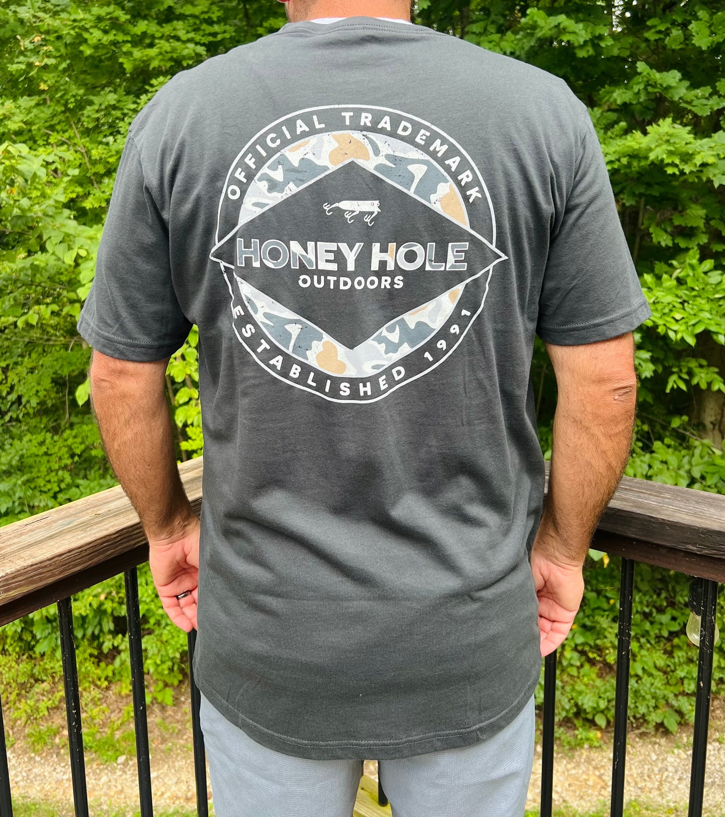 Honey Hole Duck Camo Tee