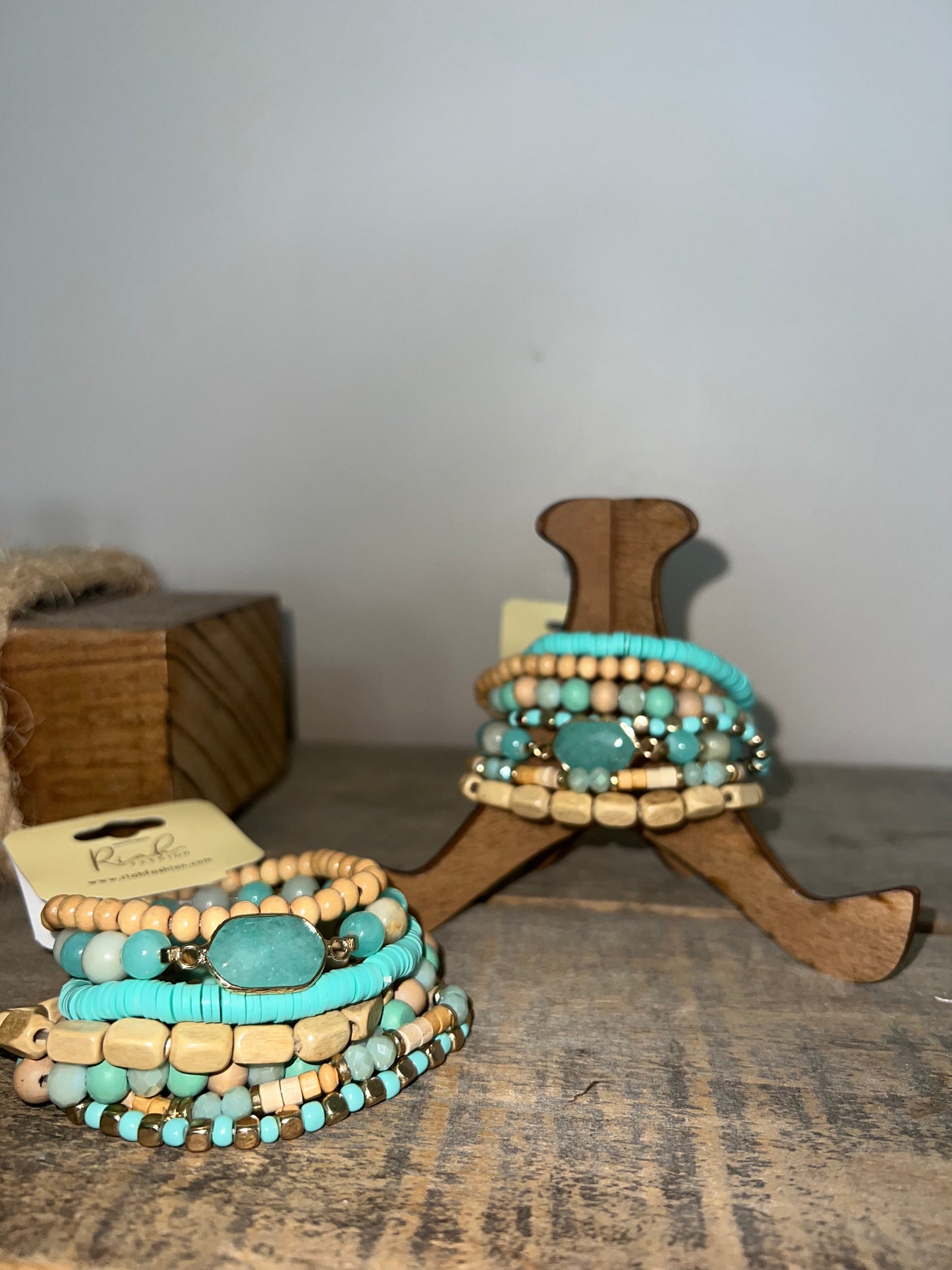 Charm Layered Bracelet Stack