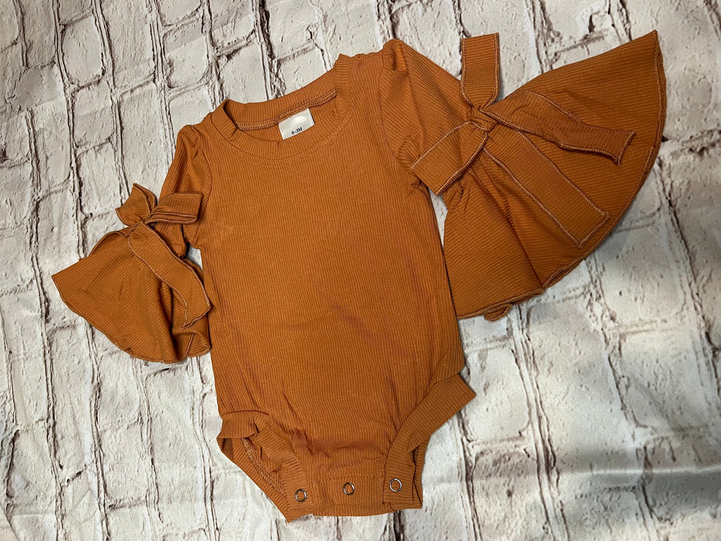 Bell Sleeve Baby Onesie