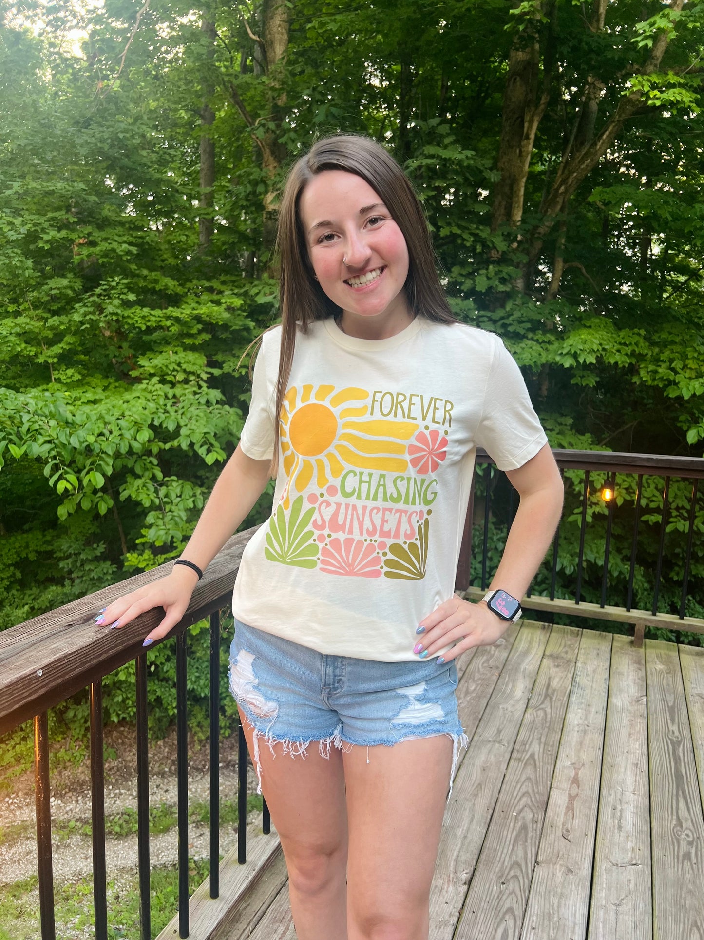 Forever Chasing Sunsets Tee