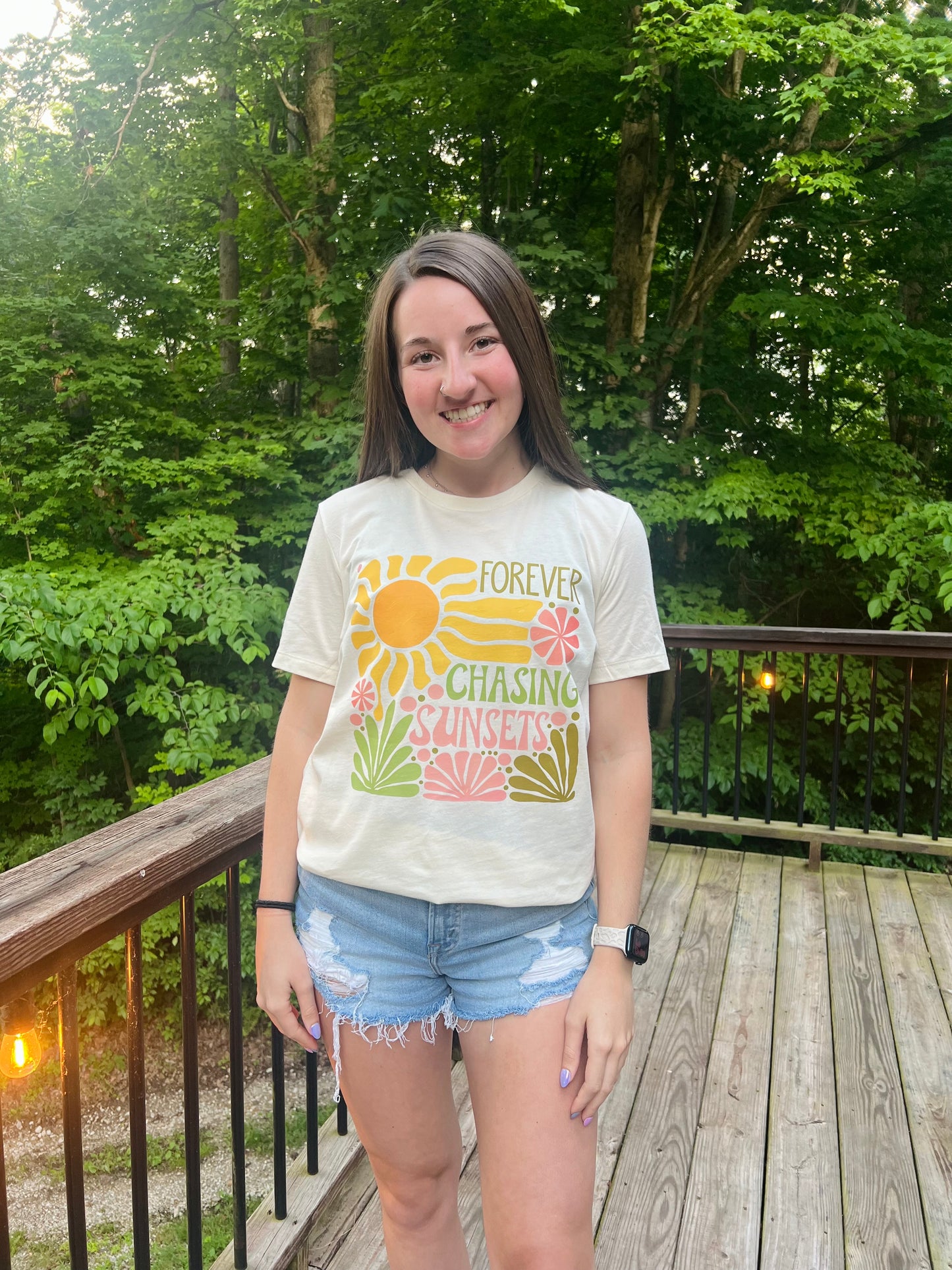 Forever Chasing Sunsets Tee