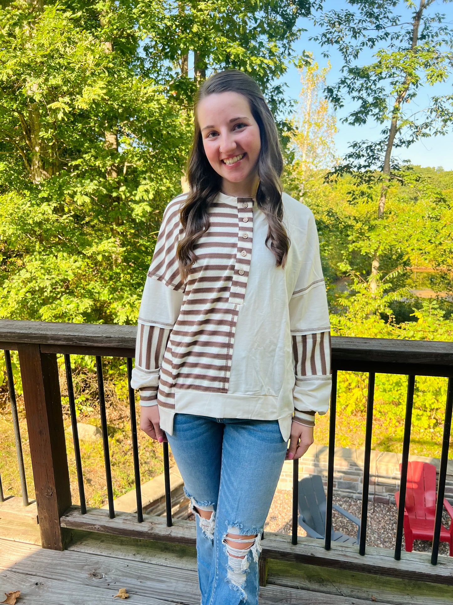 The Blush Groove Pullover
