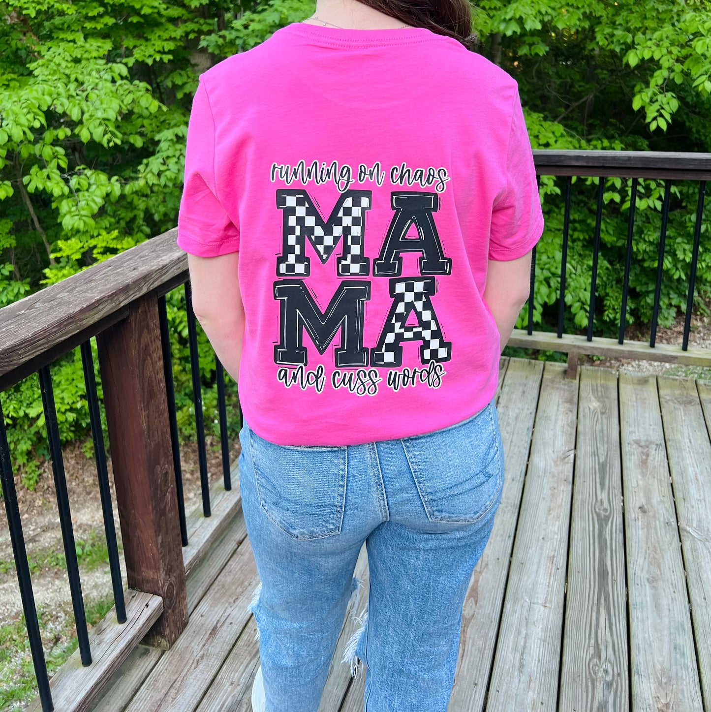 Running On Chaos & Cuss Words Tee