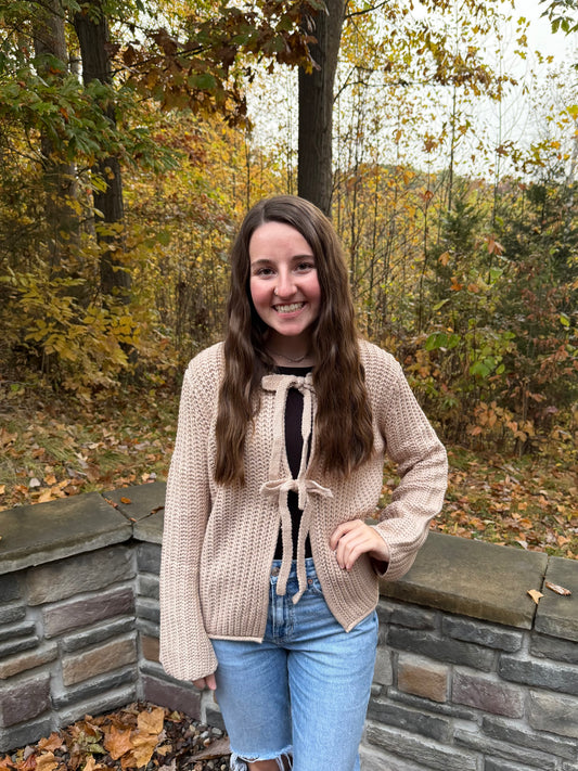Honey Tied Knit Sweater