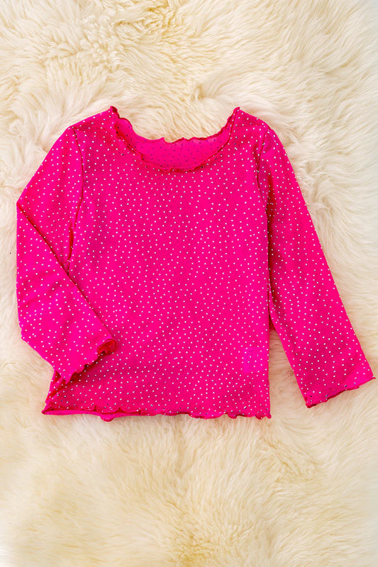 Hot Pink Mesh Top