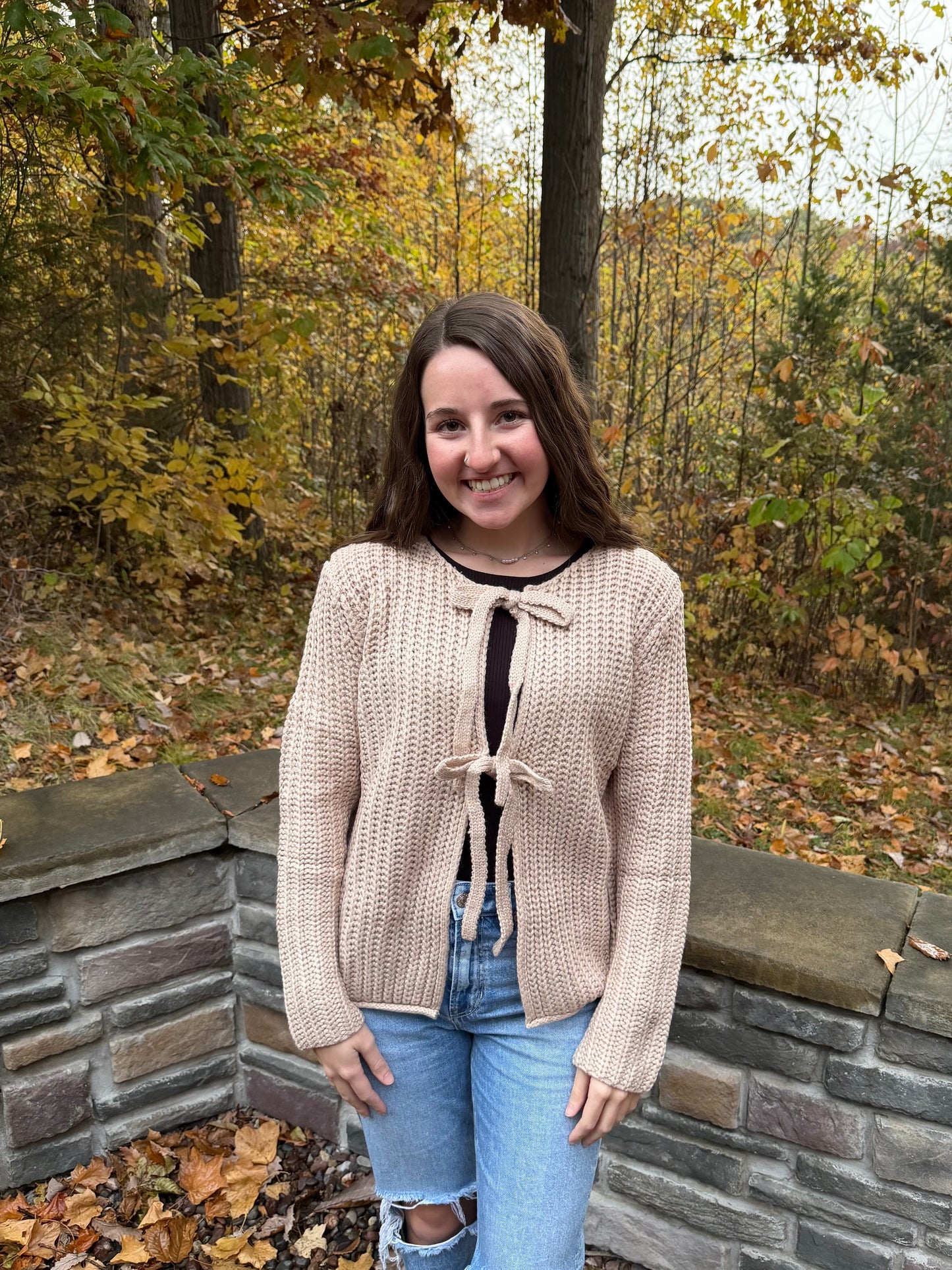 Honey Tied Knit Sweater