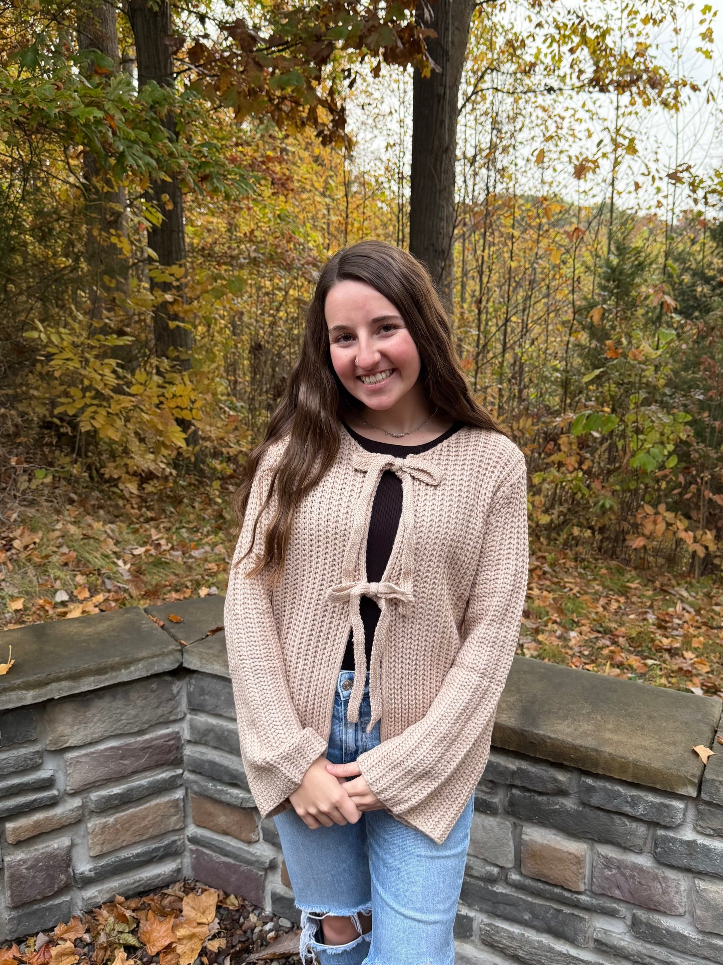 Honey Tied Knit Sweater