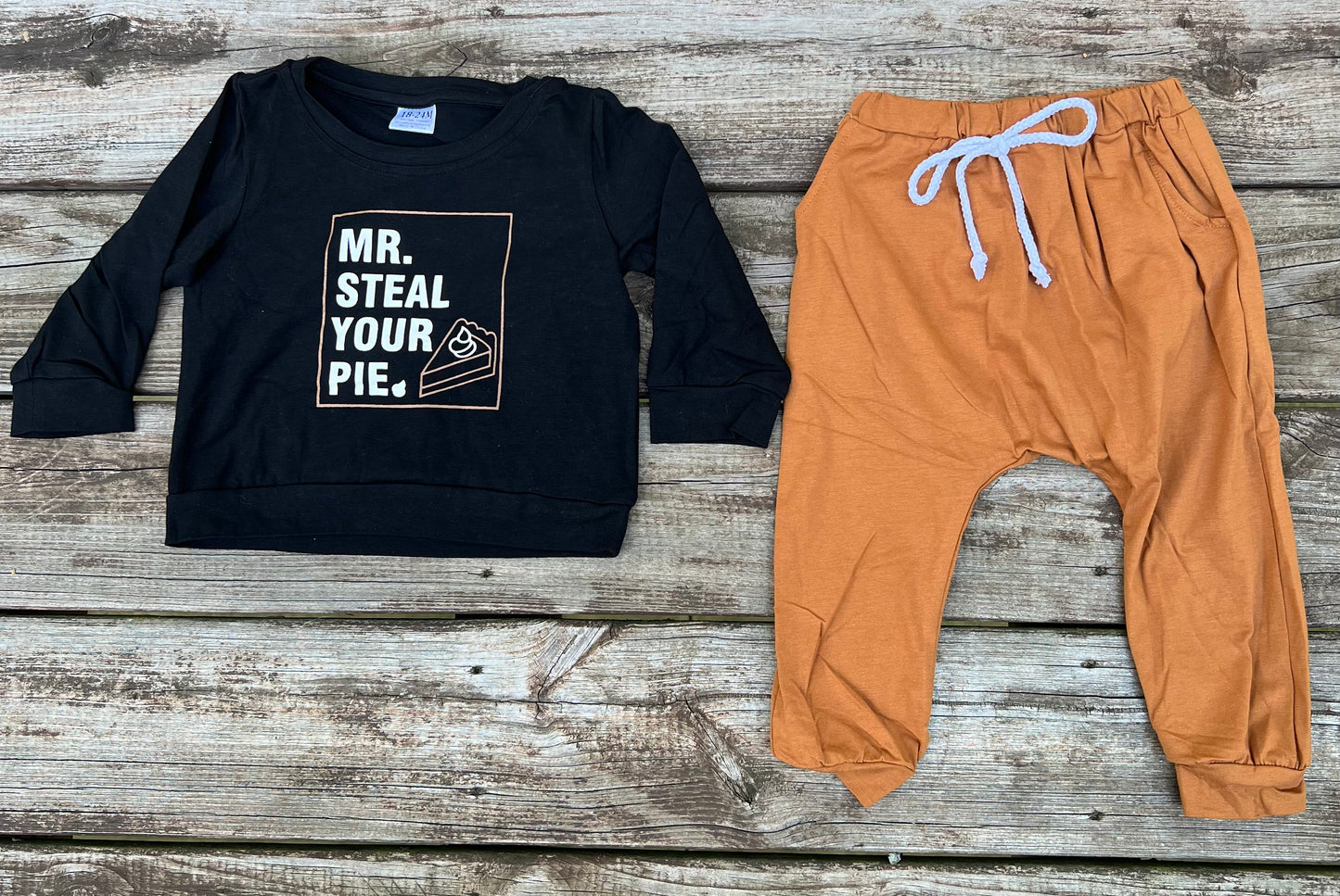 "Mr. Steal Your Pie" Jogger Set