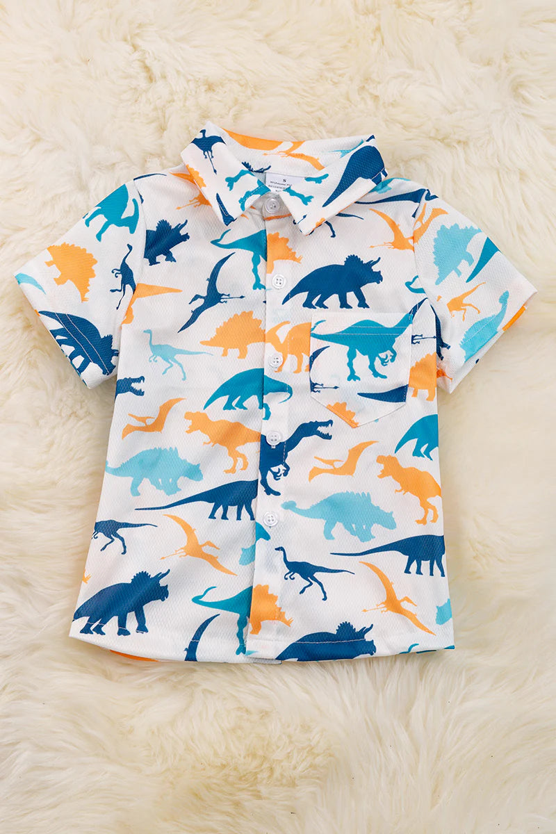 Dino Button Up