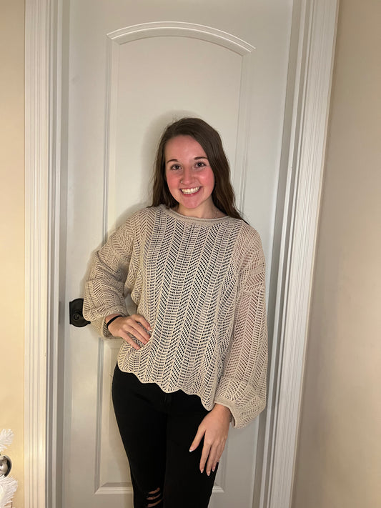 Hollow Out Sweater