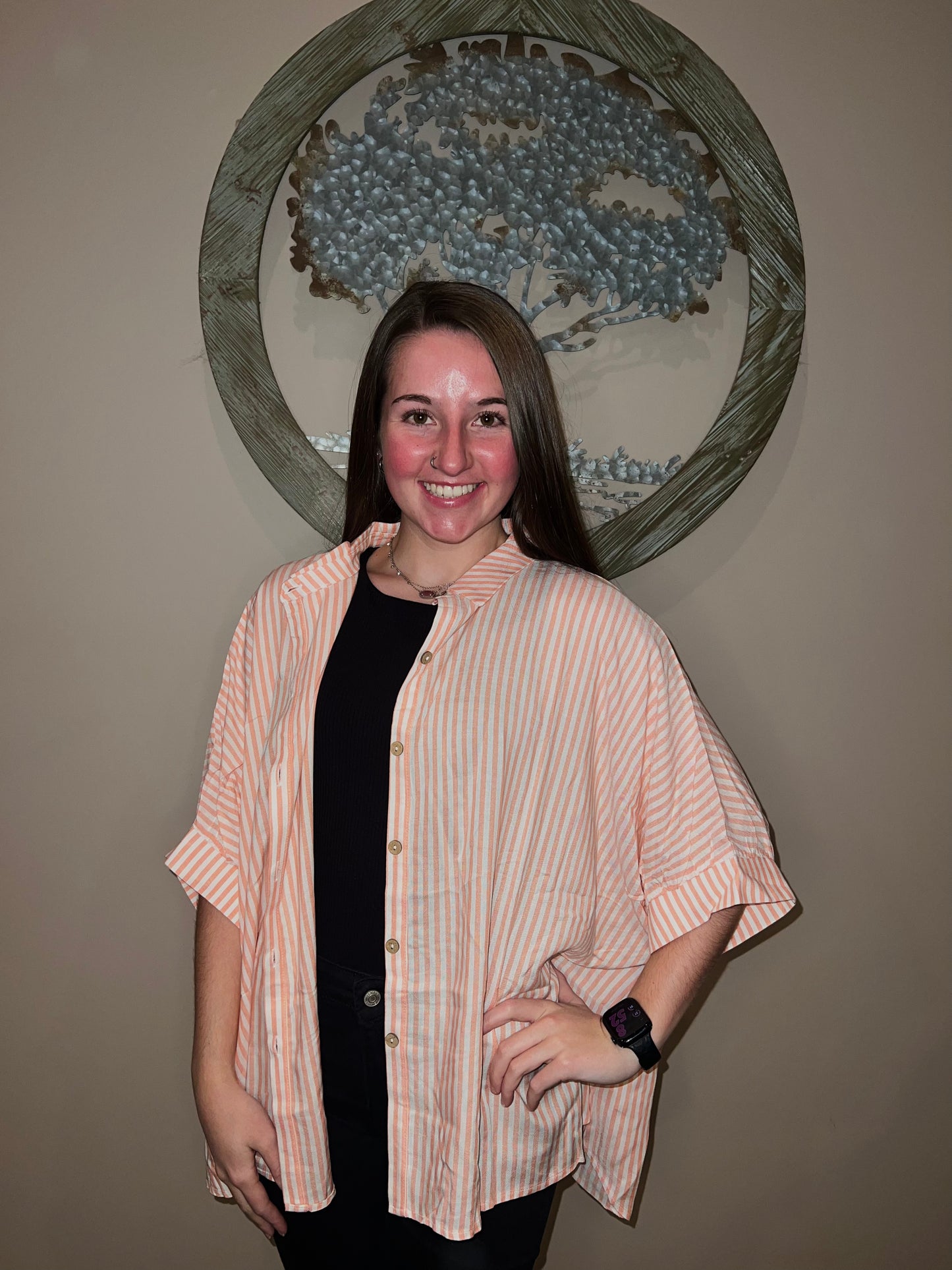 Pretty In Peach Top
