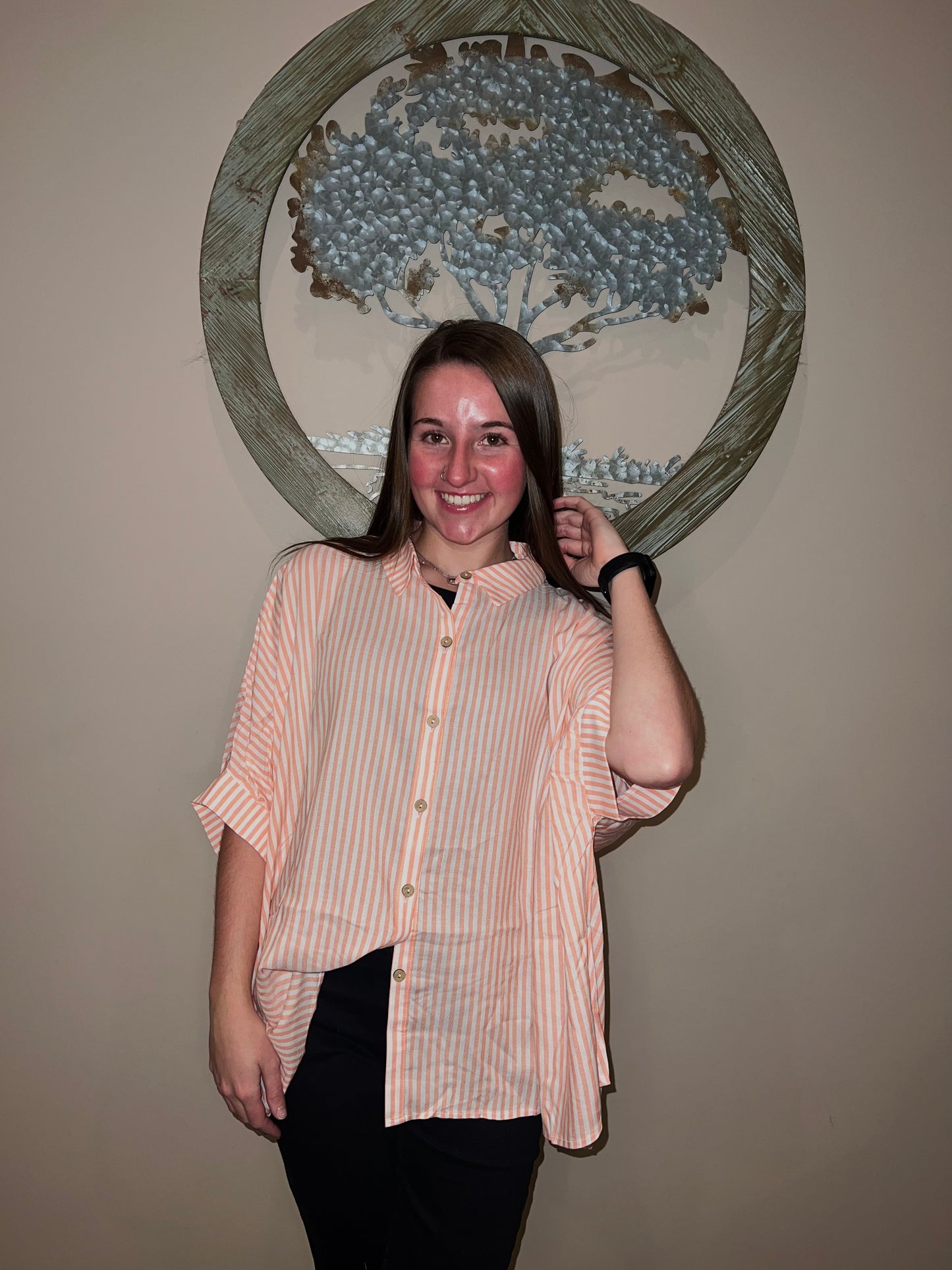 Pretty In Peach Top