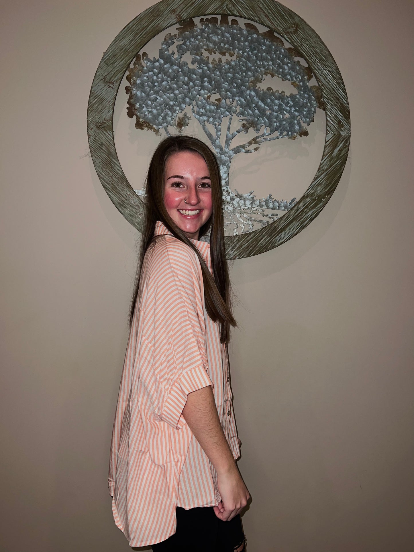 Pretty In Peach Top