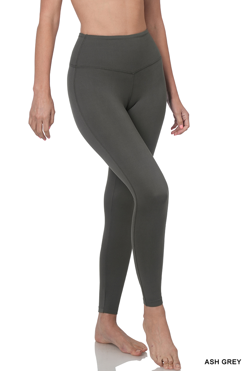 Buttery Soft Leggings - Charcoal Gray