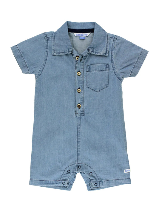Baby Boy Denim Romper