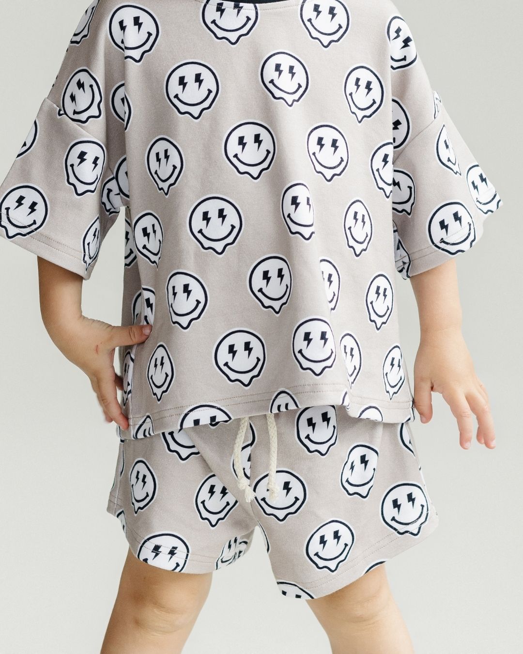 Electric Drippy Shorts Set