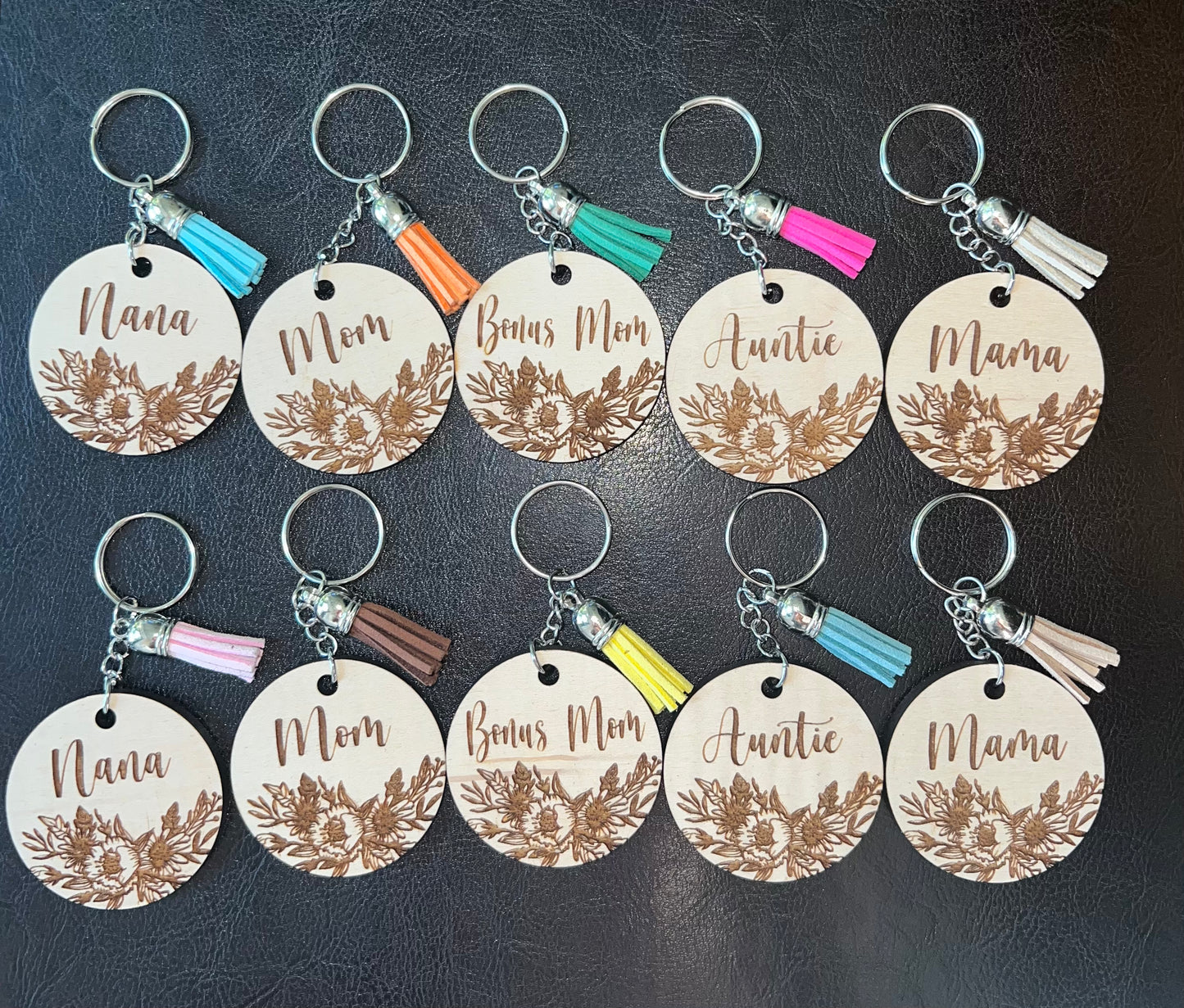Floral Keychains