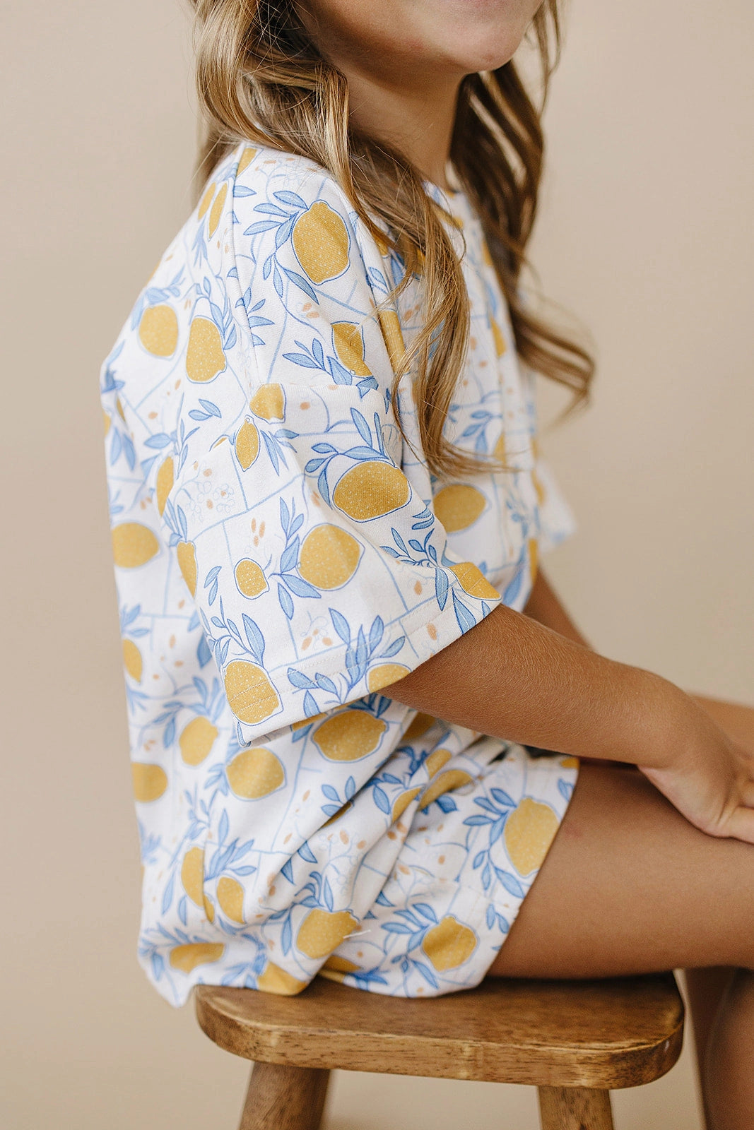Matching Shorts Set - Lemons