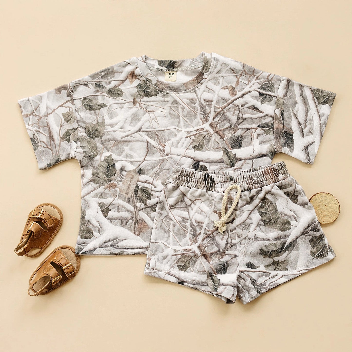 Matching Shorts Set - Camo